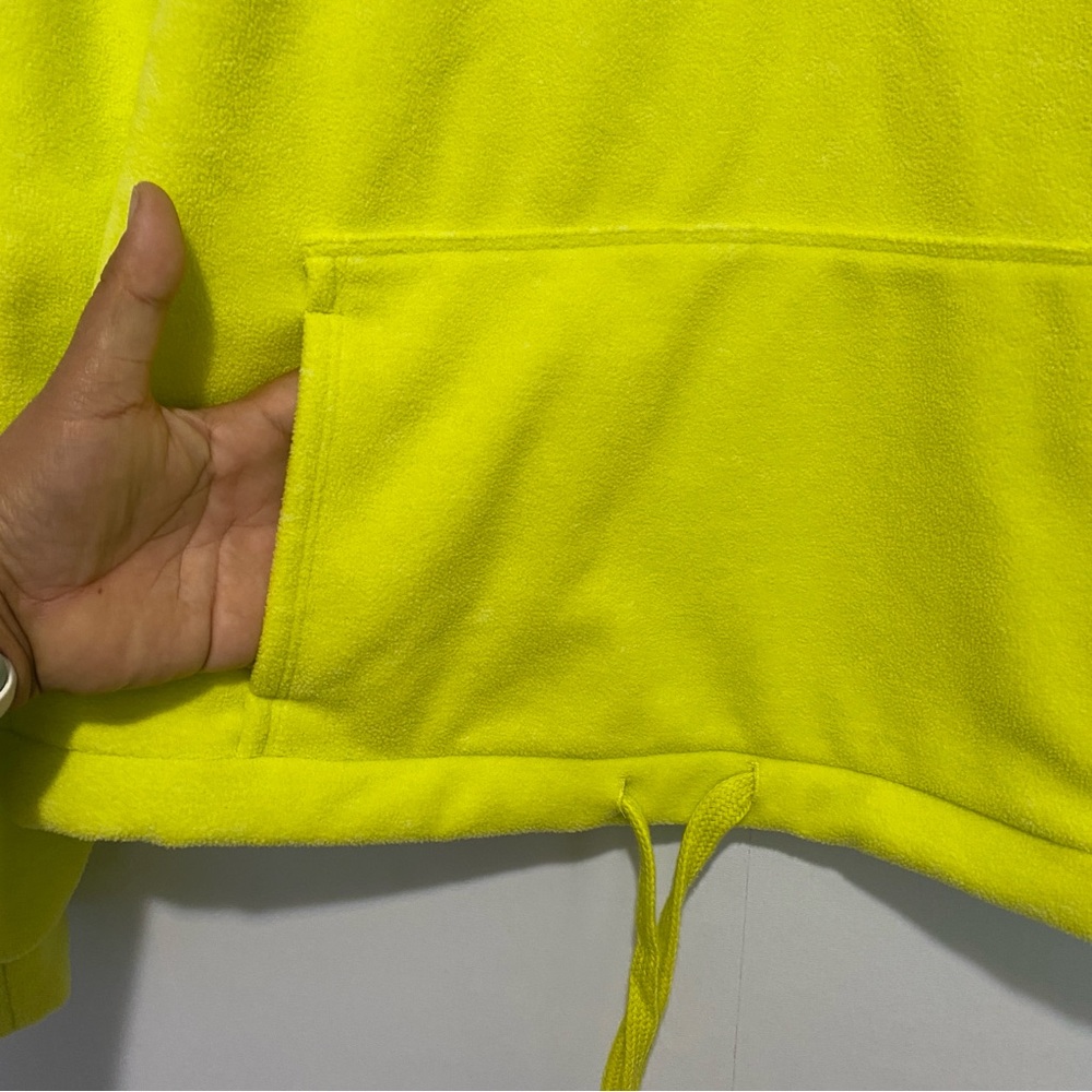 Beyond Yoga New Terrain Pullover in True Chartreuse Color Sweatshirt XS‎ Cozy - Picture 6 of 12